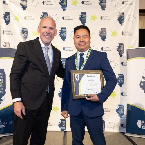 Greenheart Teacher is Awarded the “Award of Excellence” in the “Those Who Excel” Highest Honor, Conferred by ISBE in Recognition of Outstanding Educators